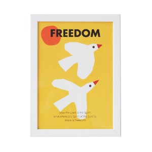 Freedom 포스터 액자